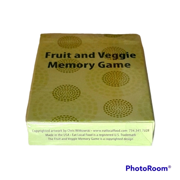Fruit and Veggie English and Spanish Memory Card Game, Factory Sealed - Picture 3 of 3